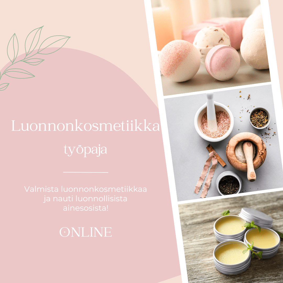 Luonnonkosmetiikka työpaja Online - Vanamo Cosmetics